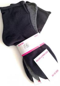 3 calze sanitarie donna senza elastico cotone leggero V820