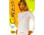 T-shirt manica lunga donna giro collo 1404 Caress