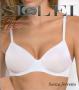 Microfibre moulded graded padded UNWIRED push-up bra