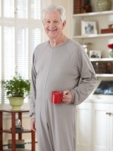 Back Zip Sleepsuit for seniors