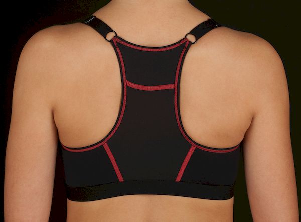 Reggiseno sportivo aperto davanti contenitivo Selene Nora