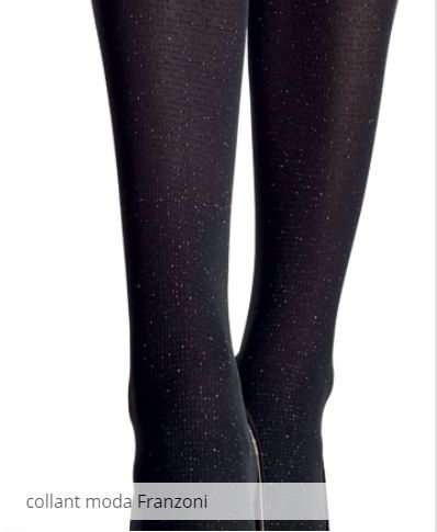 Collant donna coprente e opaco con stampa glitter brillante degrade' Franzoni Leggera