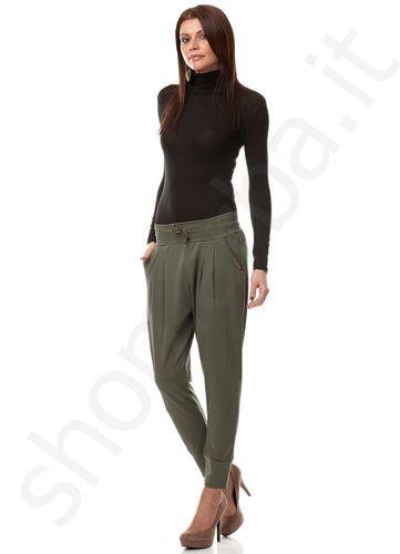 Pantaturco donna felpato con cavallo basso OXIGYM 899 GRIGIO