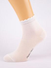 Calza per donna gamba corta maglia rasata tinta unita Filo Scozia Nigra 113