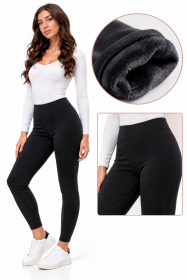 Pantalone leggings termico per donna invernale con interno ad orsetto Eletta Milano 14137