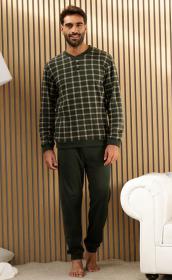 Pigiama uomo felpato "piuma" leggero e caldo punto Milano Kissimo 15013