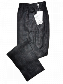 Pantalone dritto per donna elegante invernale caldo cotone Aertre 287 Principe