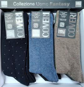 Calza corta Enrico Coveri caldo cotone piccoli pois colorati Trend 31