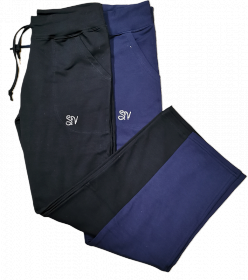 Pantalone tuta felpato giovane cotone bielastico invernale elastico morbido Simona V 370