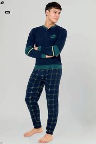 Pigiama caldo cotone invernale per ragazzo da 10 a 16 anni Lotto 4210