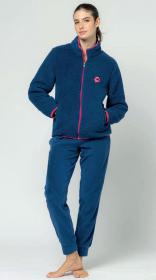 Tuta donna sherpa in caldo pile agnellato morbidissimo isolante Lotto 6086