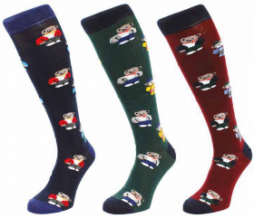 Calza per uomo gamba lunga caldo cotone invernale Orsetti Eleganti SC 9080L