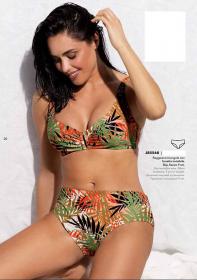 Bikini con Slip Alto e Reggiseno a Triangolo Coppa C con Ferretto Invisibile Si�Lei JB5568