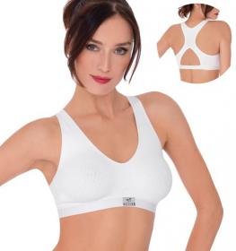 Tactel microfibre sport bra for the max comfort and total freedom of movement