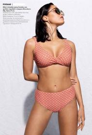 Bikini Donna Slip Alto e Reggiseno Coppa C Imbottito Senza Ferretto Si�Lei PO5668