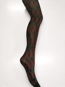 Collant scozzese pesante coprente microfibra Barlie Franzoni