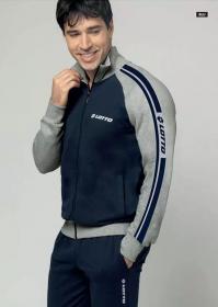 Tuta per uomo in cotone felpato invernale casa sport e tempo libero Lotto 2036