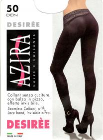 Collant seamless invisible with lace band all nude Azira Desiree 50