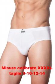 Slip da uomo misure calibrate in morbido cotone elasticizzato a vita alta MarcLuis Ezio