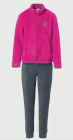 Tuta donna sherpa in caldo pile agnellato morbidissimo isolante Lotto 6086