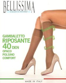 Gambaletto donna RIPOSANTE 40 den opaco con elastico comfort Bellissima