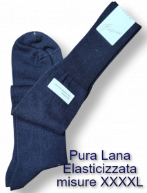 Calza lunga lana uomo polpaccio grosso XXXL