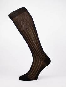 Calza uomo 100% cotone Filo di Scozia gamba lunga