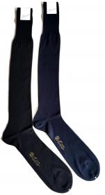 Calza uomo per cerimonia Filo di Scozia extra size RASATO CHIFFON lungo misura 14 (scarpa 46/48)