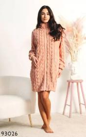 Vestaglia donna aperta coral fleece caldissima e morbidissima Kissimo 93026