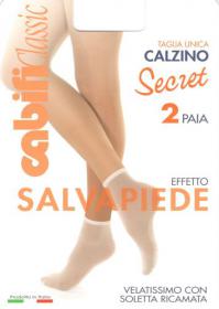 calzini Secret velati con soletta ricamata indemagliabile antiodore Cabifi