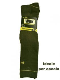 3 paia di Calze termiche per caccia gamba lunga rinforzo speciale WRK06
