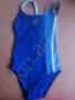 Costume olimpionico da bambina per nuoto art. 1068 BLU ROYAL