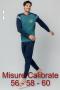 Pigiama calibrato dalla 56 alla 60 puro cotone pantalone e maniche lunghe Lotto LP1220/C