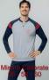 Pigiama calibrato misure 56-58-60 puro cotone pantalone e maniche lunghe Lotto LP1220/C GRIGIO