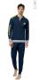 Pigiama 100% cotone uomo pantalone e maniche lunghe Lotto LP1222