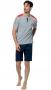 Pigiama corto mezza manica per uomo cotone leggero estivo Lotto 1235