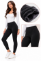 Pantalone leggings termico per donna invernale con interno ad orsetto Eletta Milano 14137