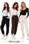 Pantalone Micro Pile termico per donna invernale caldo con tasche Eletta Milano 16302