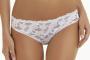 Stretch lace briefs with floral pattern with a shiny effect SiLei 1675