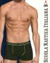 Boxer elasticizzato tinta unita con elastico esterno Scuola Nautica Italiana 2358