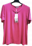 Maglia elegantissima con manica corta viscosa naturale Patty Fashion Aertre 400/60 FUXIA