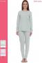 Pigiama cotone invernale donna interlock 100% cotone Maristella 5028