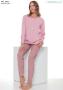 Pigiama donna in 100% cotone manica lunga primavera Maristella 5835