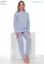 Pigiama donna in 100% cotone manica lunga primavera Maristella 5851