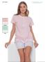 Pigiama corto per donna 100% cotone estivo leggero e fresco Maristella 5854