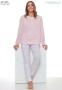Pigiama donna in 100% cotone manica lunga primavera Maristella 5855