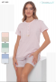 Pigiama corto per donna 100% cotone estivo leggero e fresco Maristella 5862