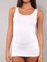 Canottiera donna spalla media in Modal elasticizzato freschissimo SieLei 6004 BIANCO LATTE