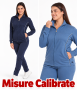 Tuta donna in felpa di cotone misure calibrate qualit� superiore Nazareno Gabrielli 5164EX