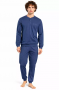 Pigiama per uomo 100% cotone invernale interlock Kissimo U8005